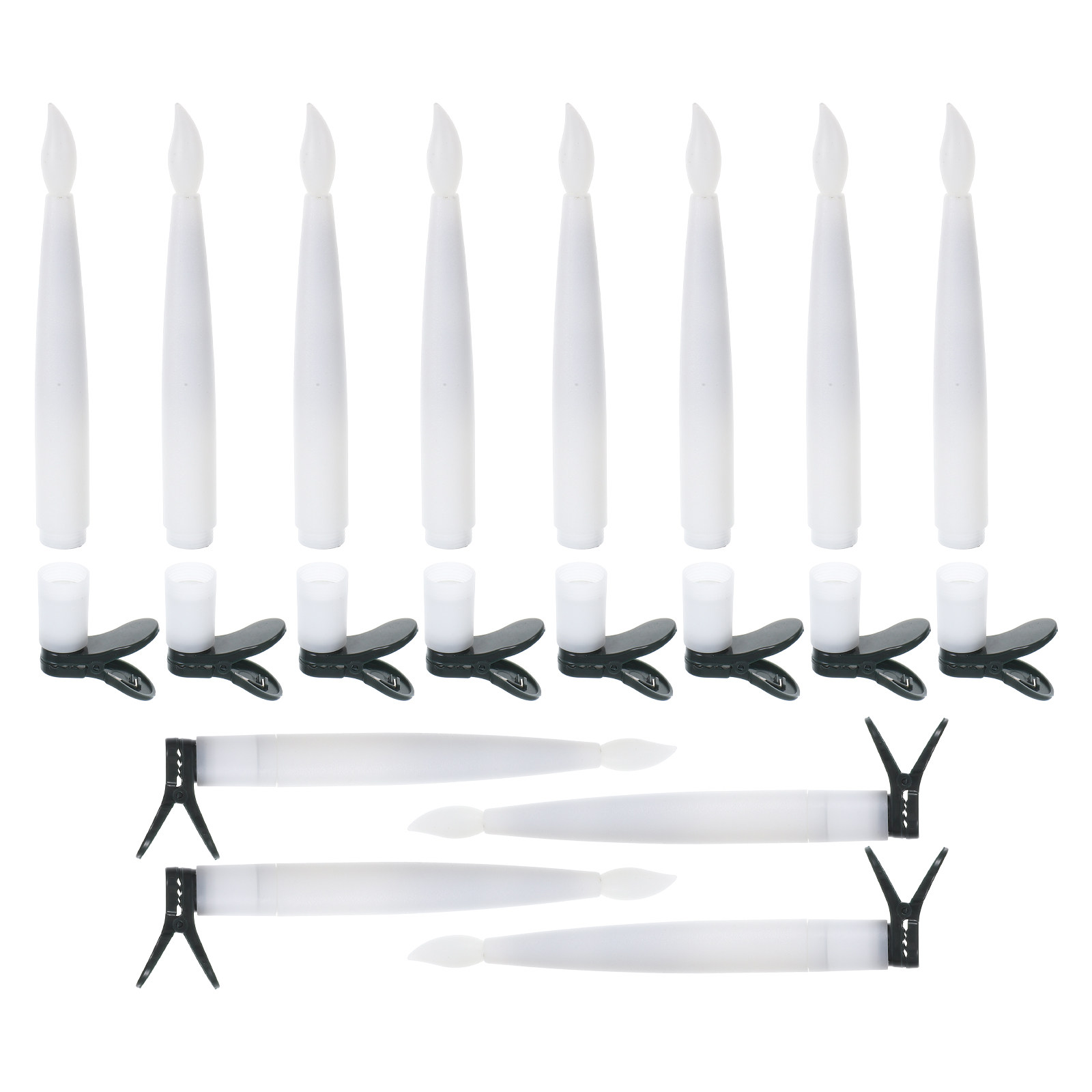 Paraffin Wax - Set di 12 decorazioni natalizie a