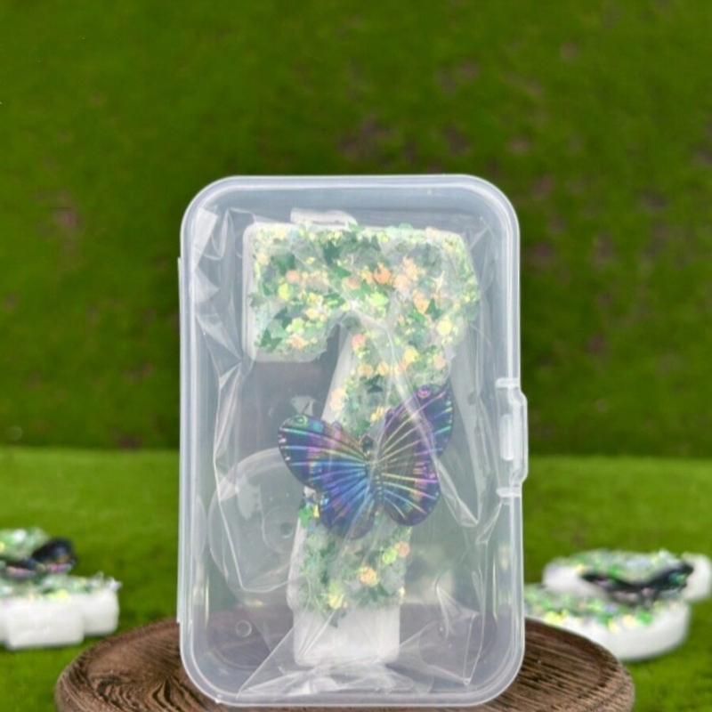1Pc Verde Paillettes Numero 0- - Paraffin Wax recensione e prezzo